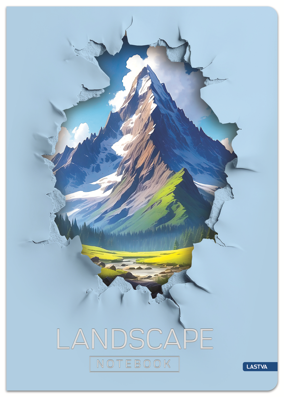 SVESKA TP 96 LISTOVA A5 LINIJA LANDSCAPE (više dezena) - Knjižara Riznica Beograd